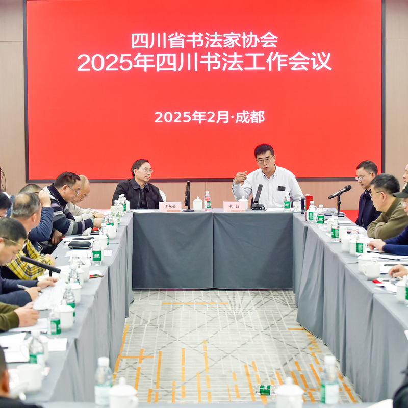 四川省书法家协会召开2025年四川书法工作会议，各...